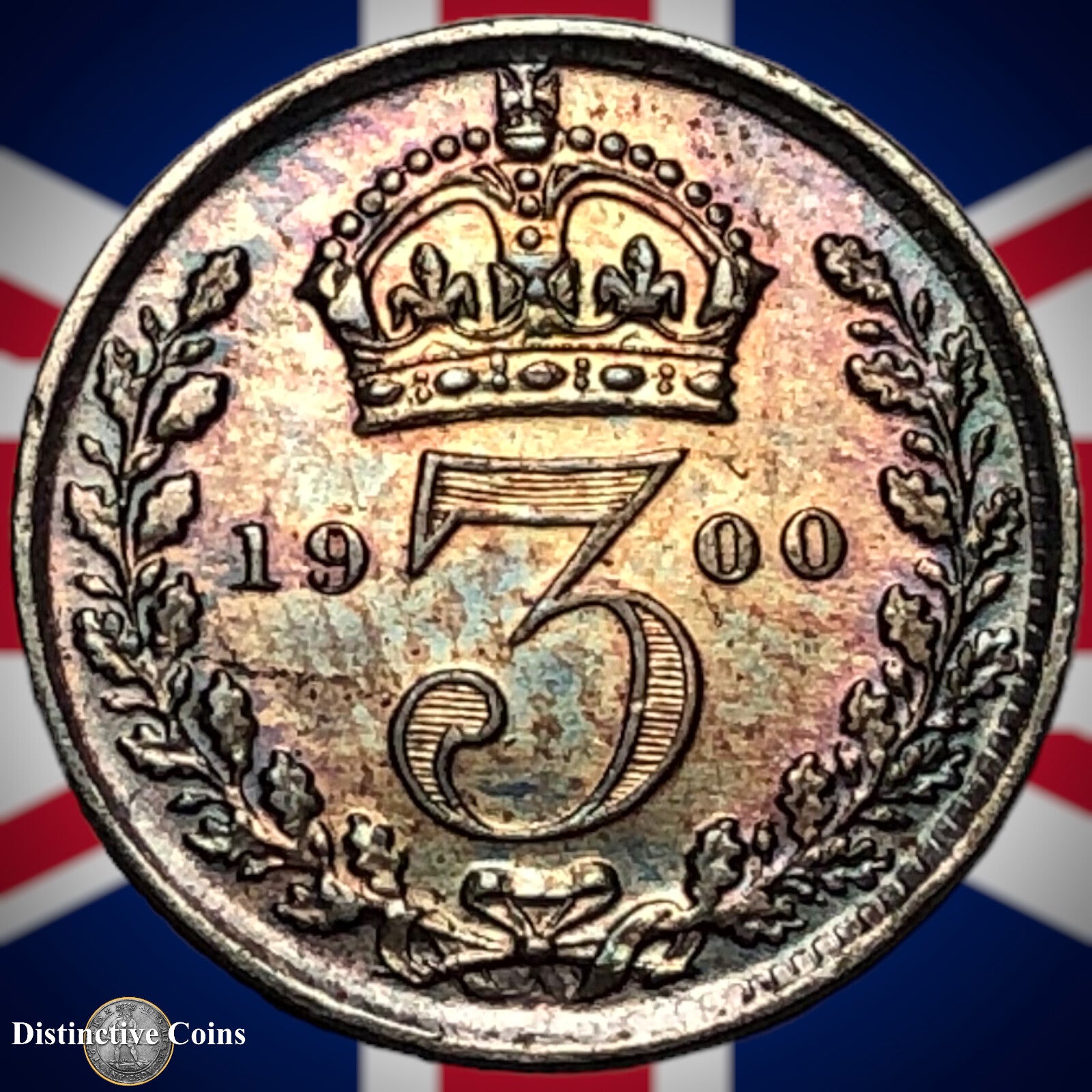 Great Britain 1900 Three Pence GB2073