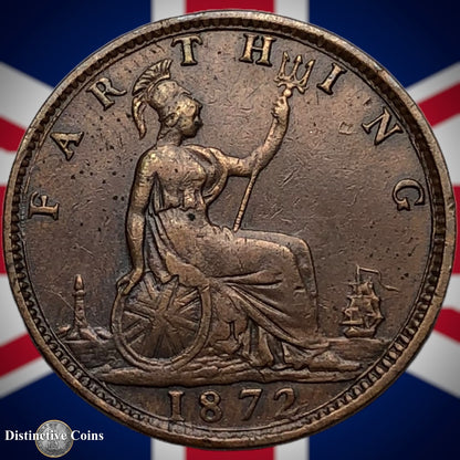 Great Britain 1872 Farthing 1/4d GB3663