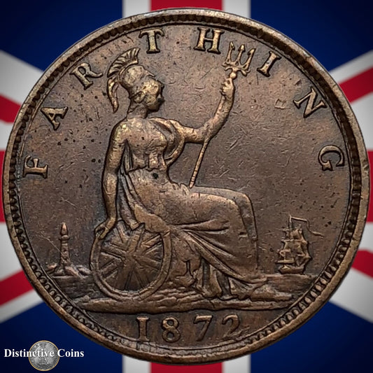 Great Britain 1872 Farthing 1/4d GB3663