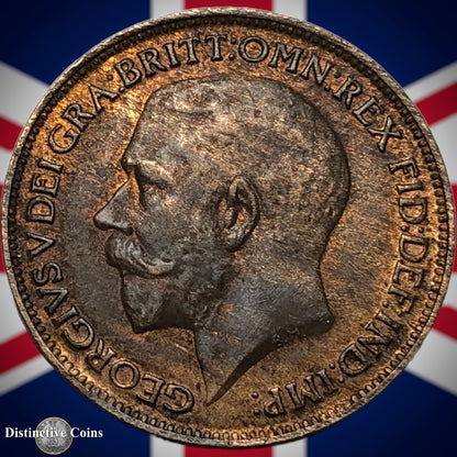 Great Britain 1922 Farthing 1/4d GB4755