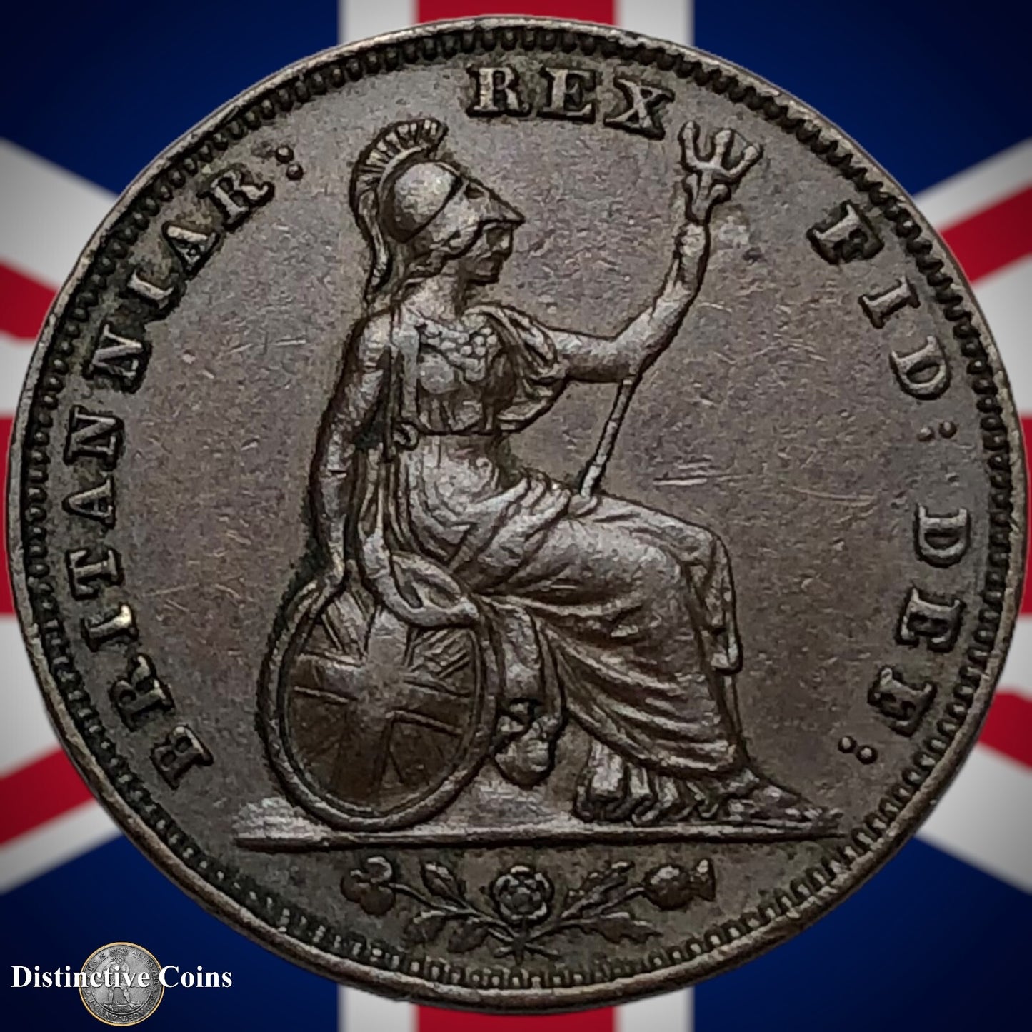 Great Britain 1835 Farthing 1/4d GB3378