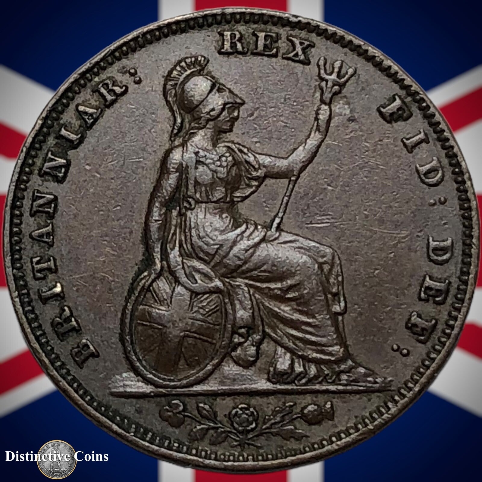 Great Britain 1835 Farthing 1/4d GB3378