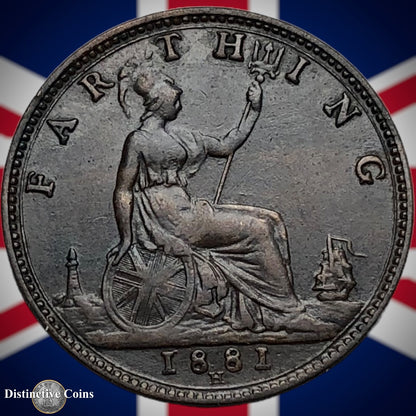 Great Britain 1881 H Farthing 1/4d GB3905