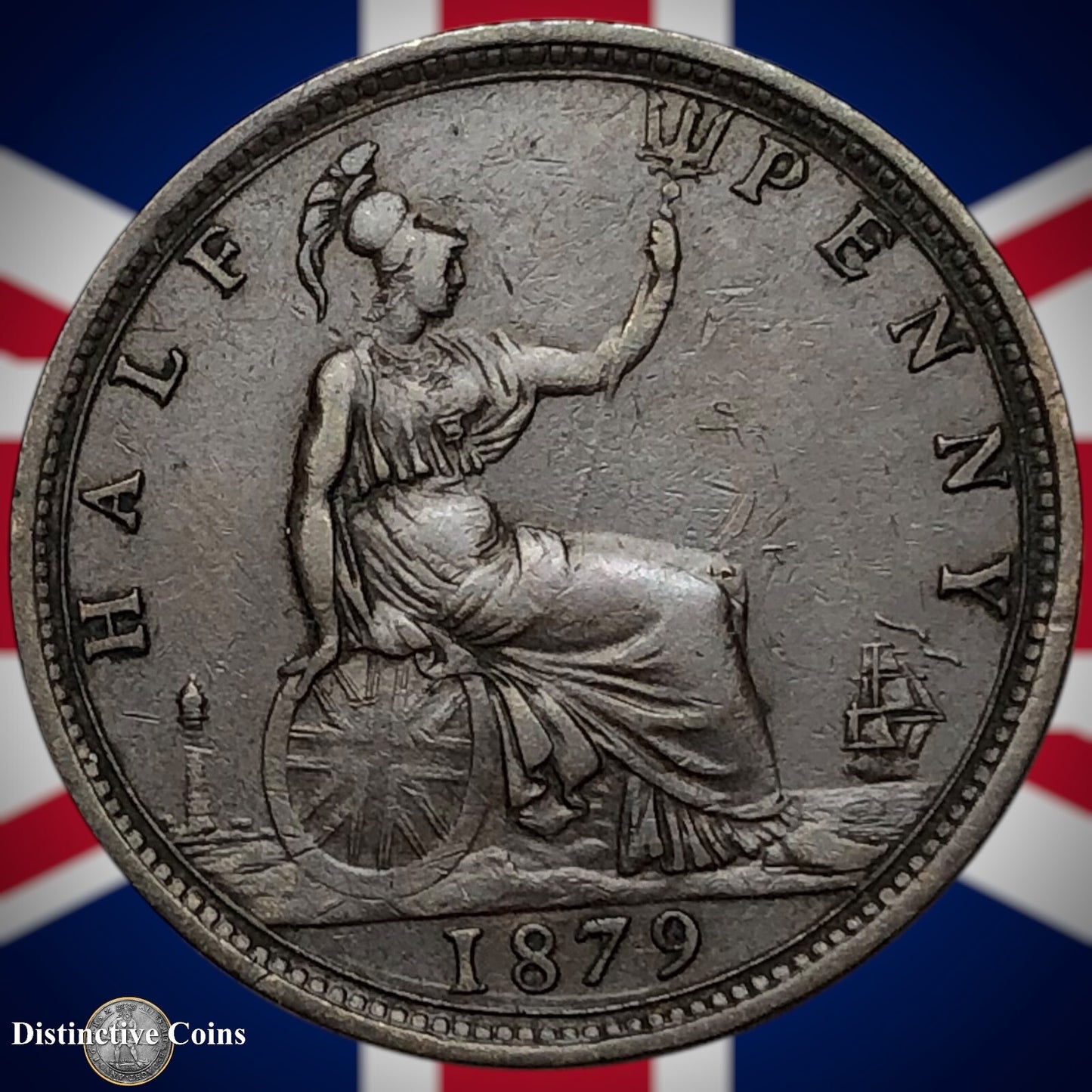 Great Britain 1879 Half Penny 1/2d GB5547