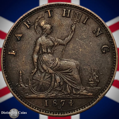 Great Britain 1874 Farthing 1/4d GB3712