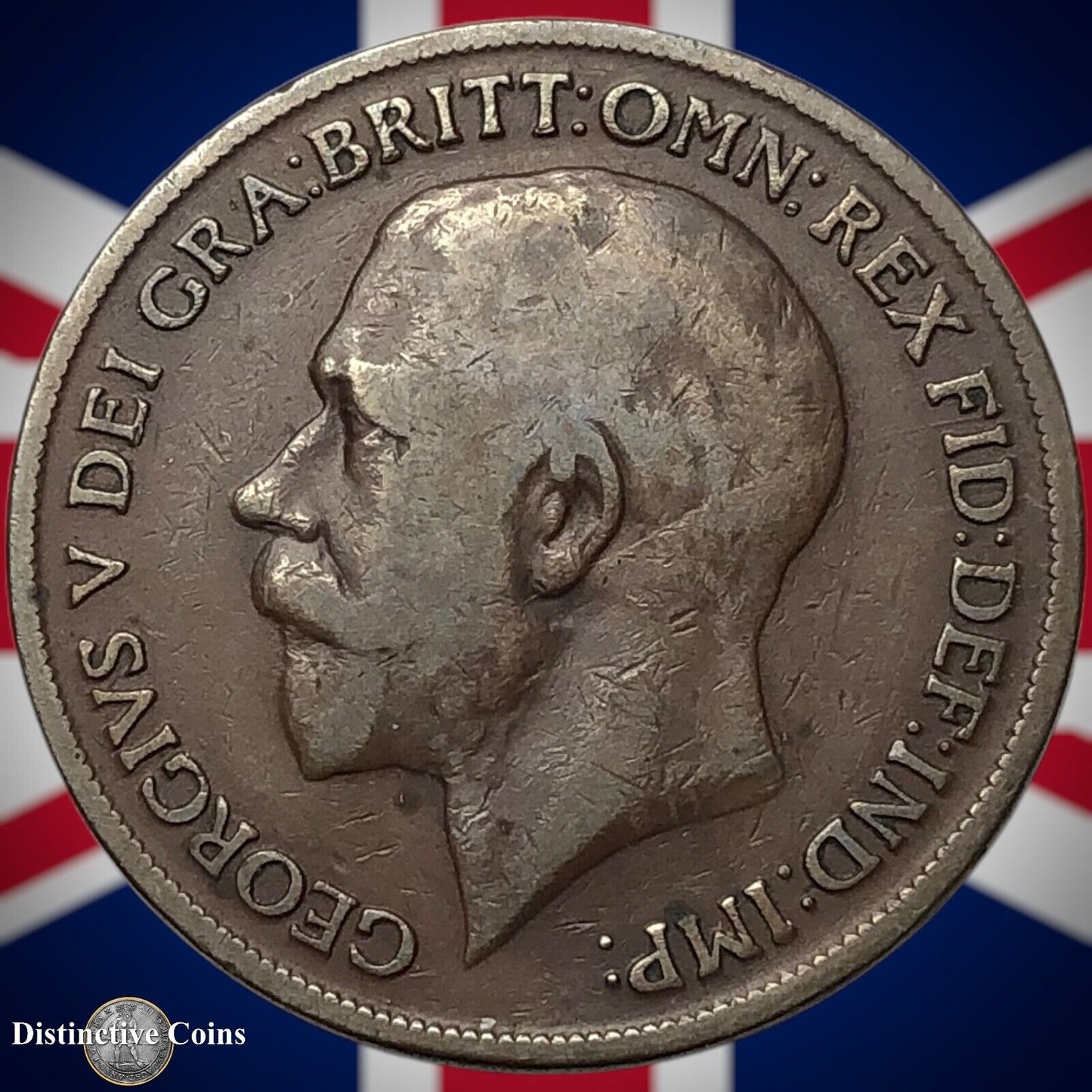 Great Britain 1919 KN Penny 1d GB6938