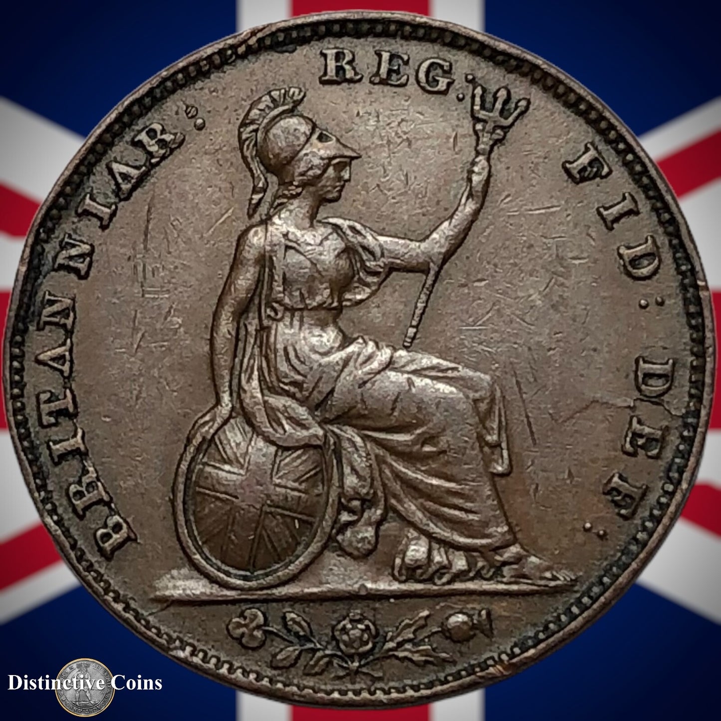 Great Britain 1853 Farthing 1/4d GB3457
