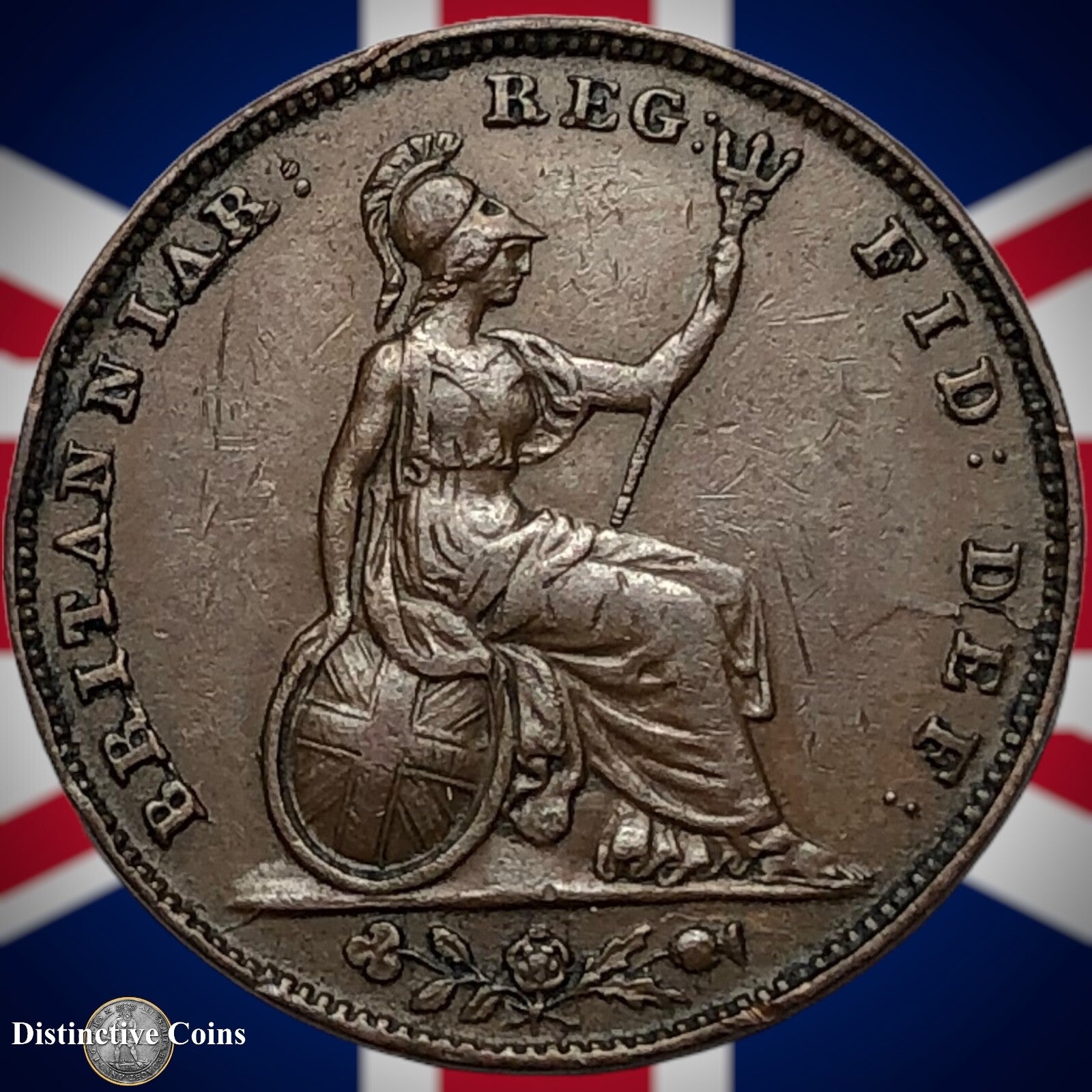 Great Britain 1853 Farthing 1/4d GB3457