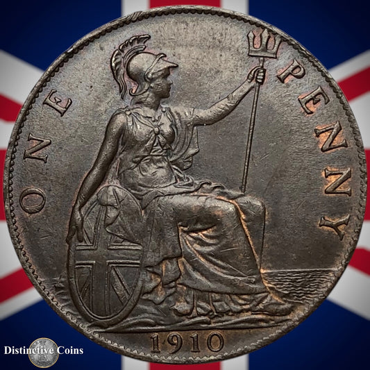Great Britain 1910 Penny 1d GB6731