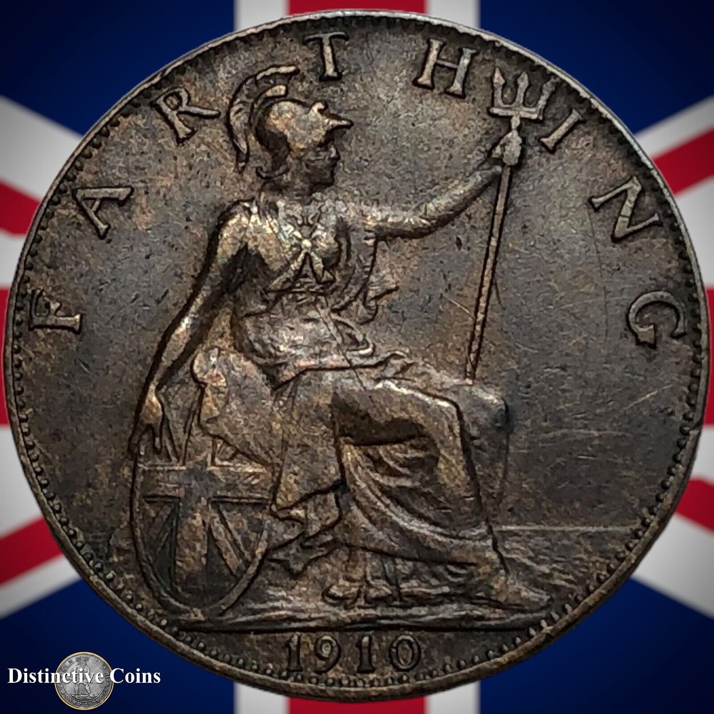 Great Britain 1910 Farthing 1/4d GB4634