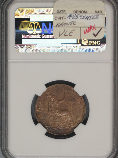Great Britain 1882H 1/2 Penny K-754 NGC MS62 BN