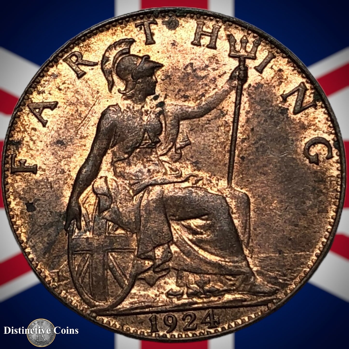 Great Britain 1924 Farthing 1/4d GB4791