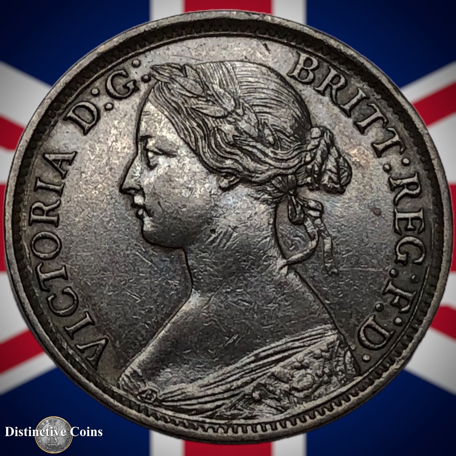 Great Britain 1862 Farthing 1/4d GB3502