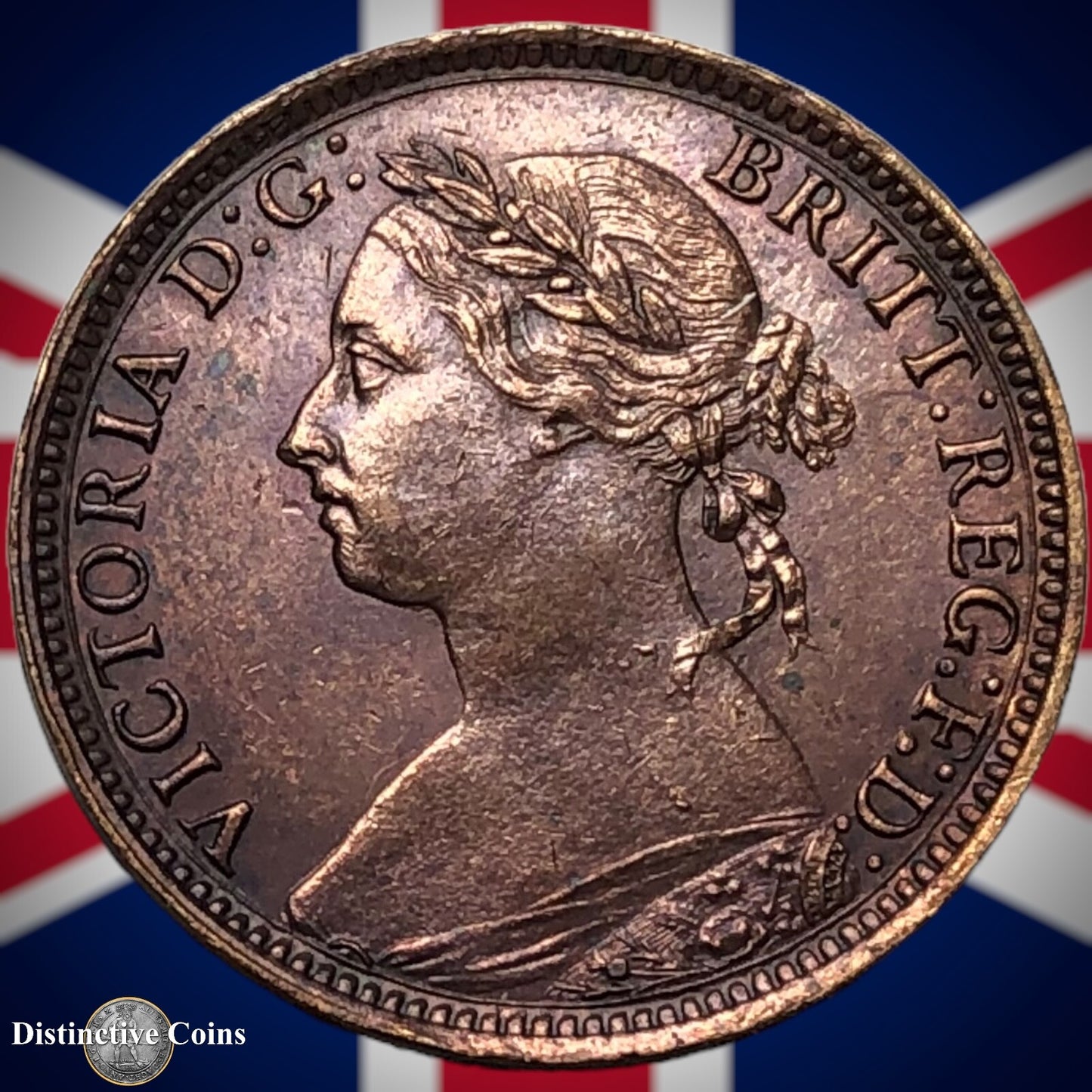 Great Britain 1886 Farthing 1/4d GB4233