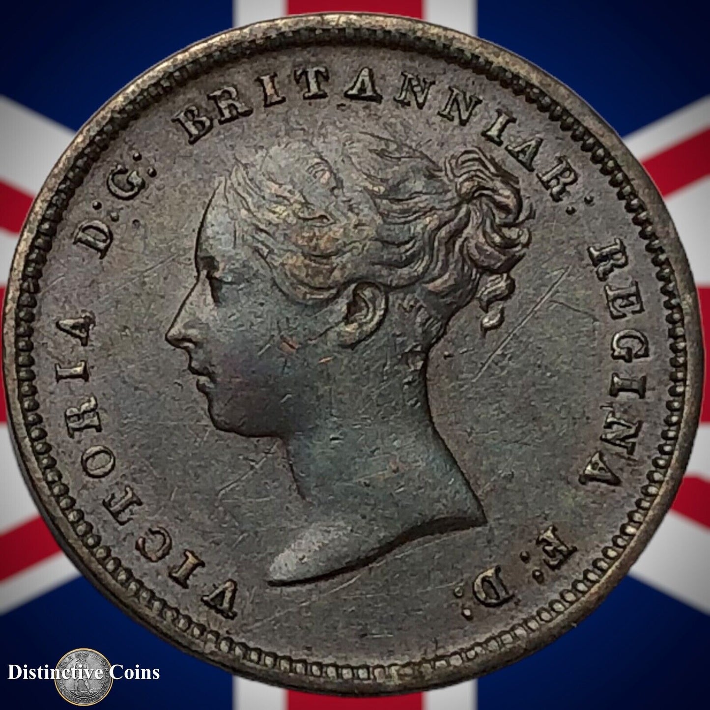 Great Britain 1844 Half Farthing 1/2 Penny GB3093
