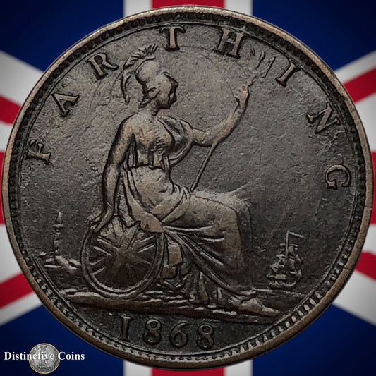 Great Britain 1868 Farthing 1/4d GB3620