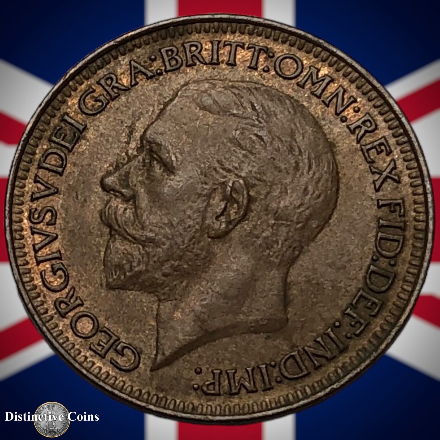 Great Britain 1928 Farthing 1/4d GB4861