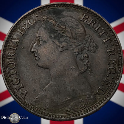Great Britain 1893 Farthing 1/4d GB4348