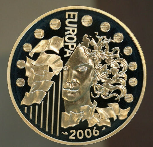 France 2006 1 1/4 Euro The Journal of Europe Proof  A176
