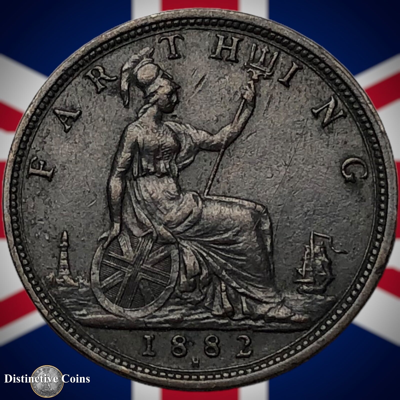 Great Britain 1882 H Farthing 1/4d GB4042