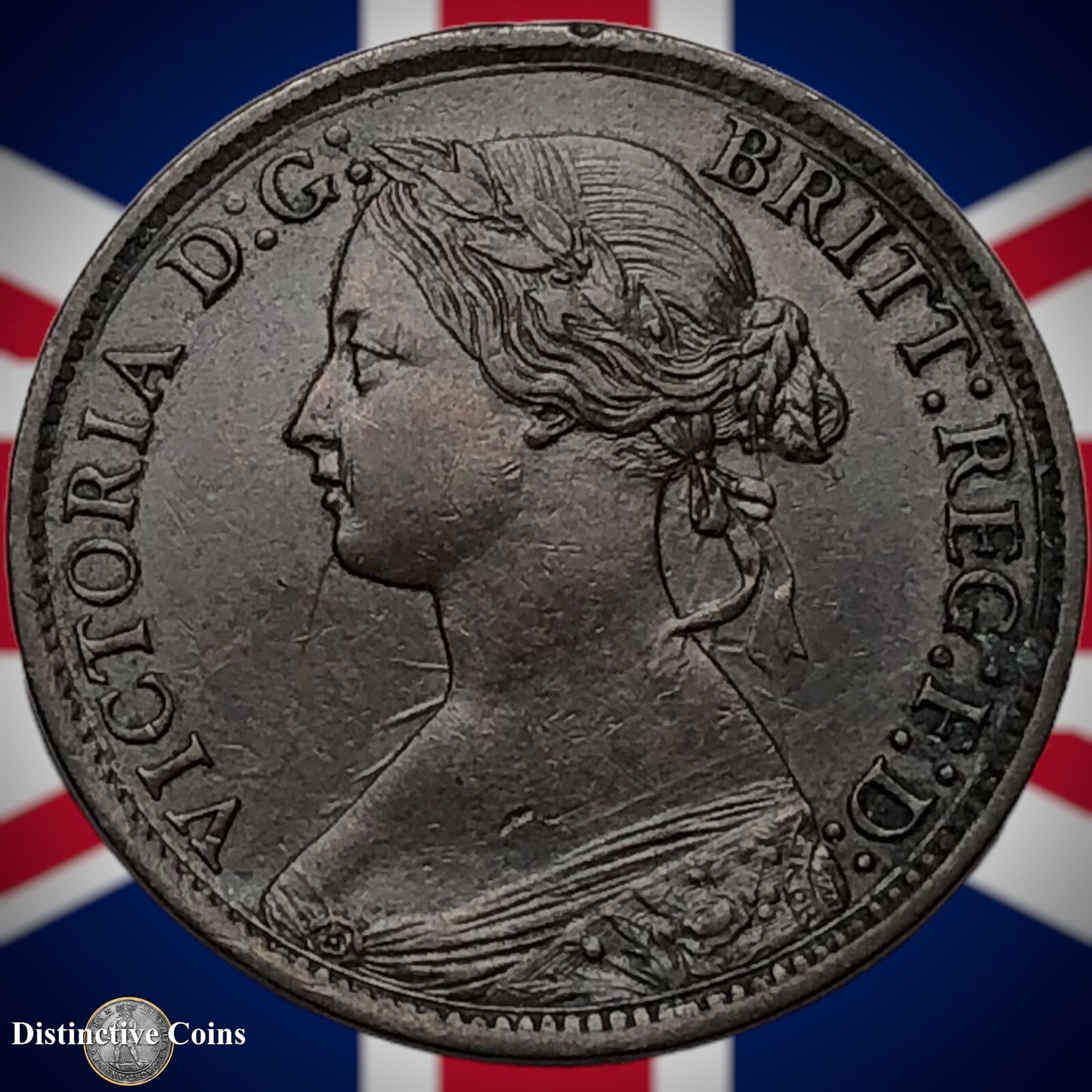 Great Britain 1865 Farthing 1/4d GB3532