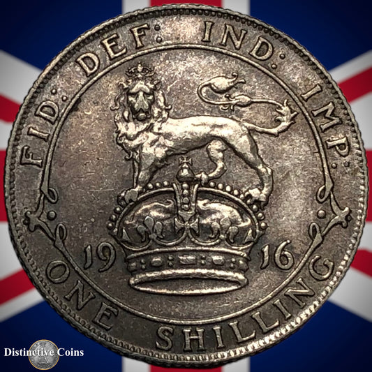 Great Britain 1916 One Shilling GB0974