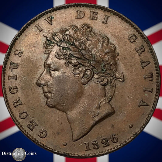 Great Britain 1826 Half Penny 1/2d GB5207