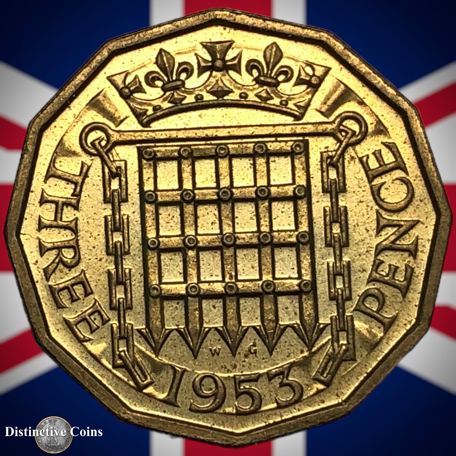 Great Britain 1953 Proof Three Pence GB2518