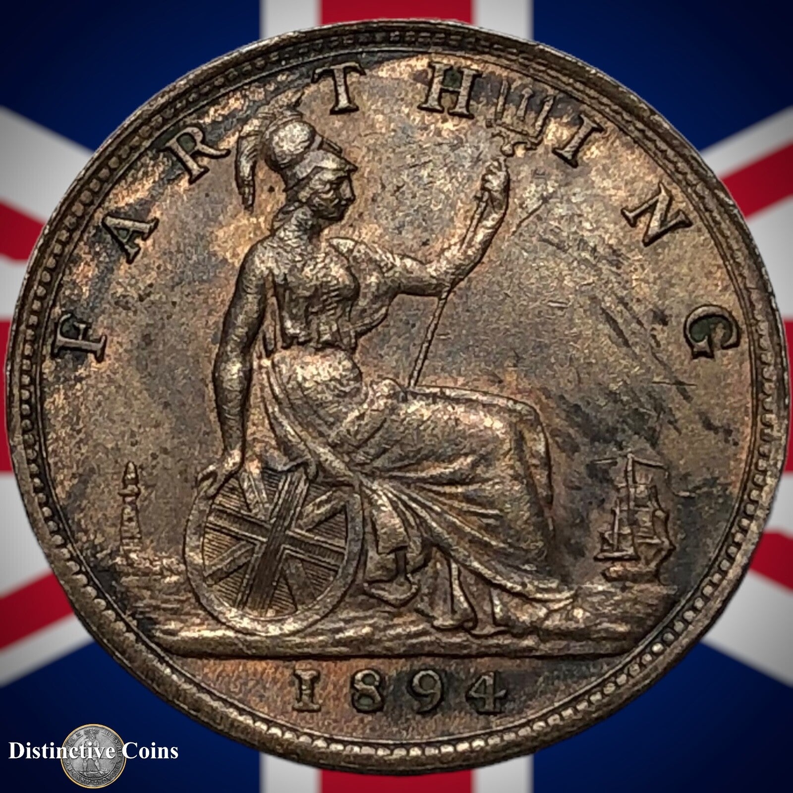 Great Britain 1894 Farthing 1/4d GB4380