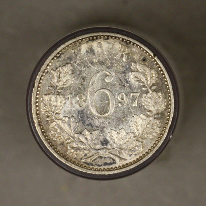 South Africa ZAR 1897 Shilling XF+
