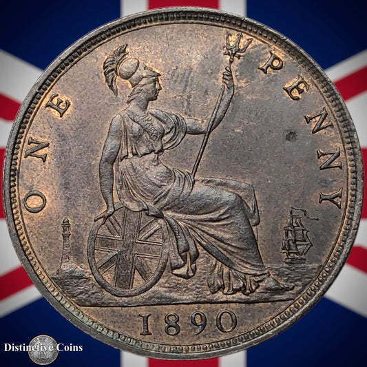 Great Britain 1890 Penny 1d GB6528