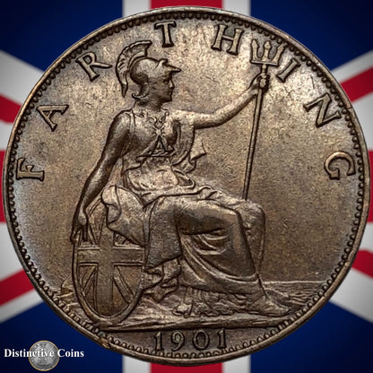 Great Britain 1901 Farthing 1/4d GB4488