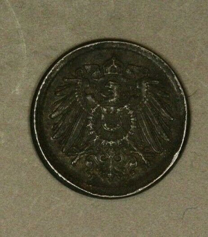 1919 F Germany 5 Pfennig Broadstruck Slightly Cupped   