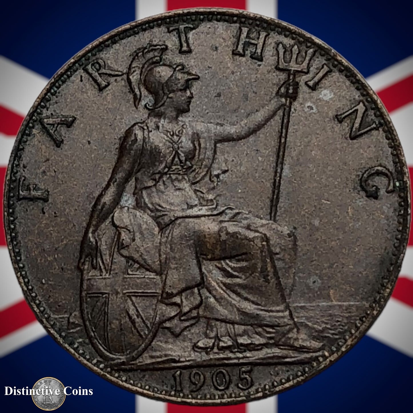 Great Britain 1905 Farthing 1/4d GB4572