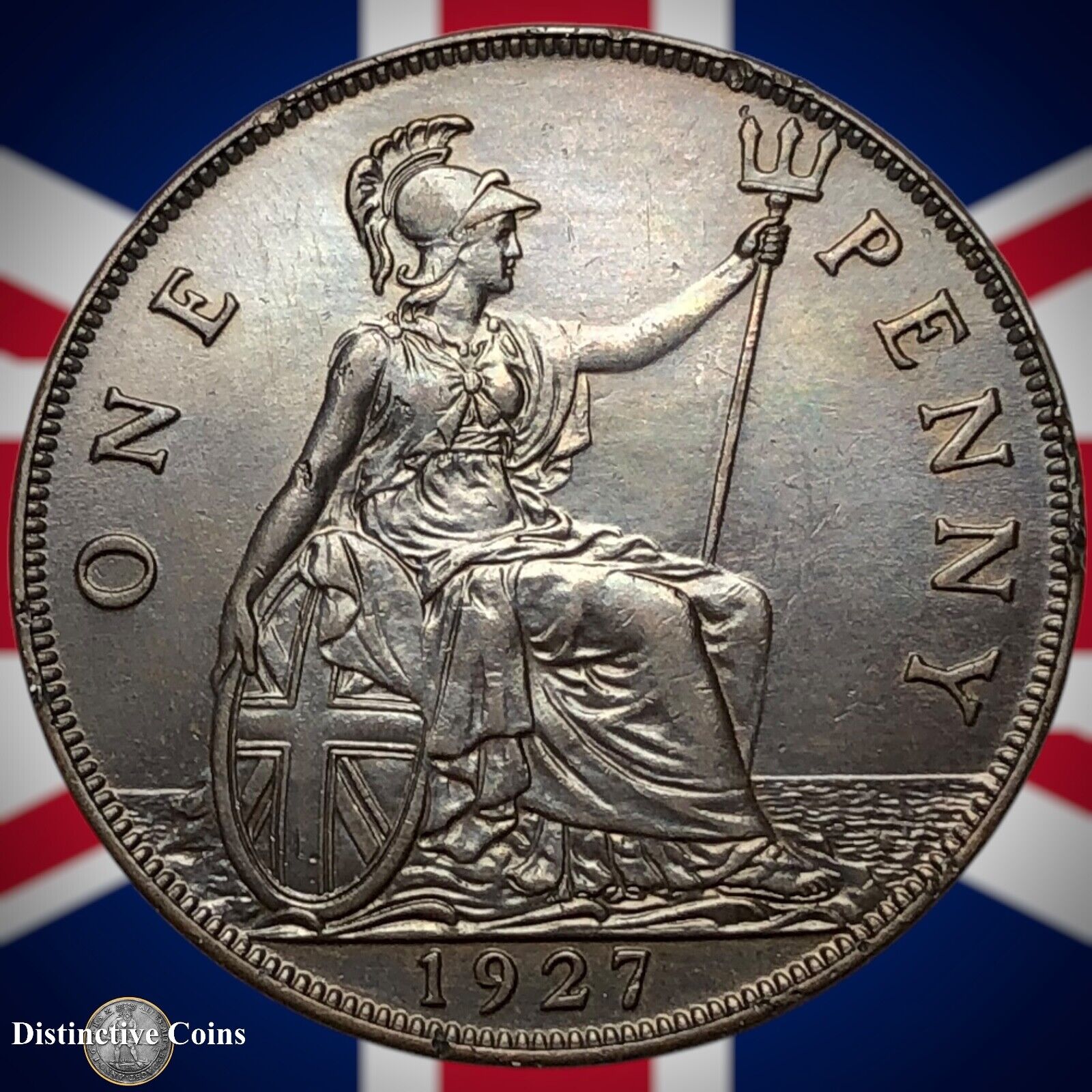 Great Britain 1927 Penny 1d GB7061