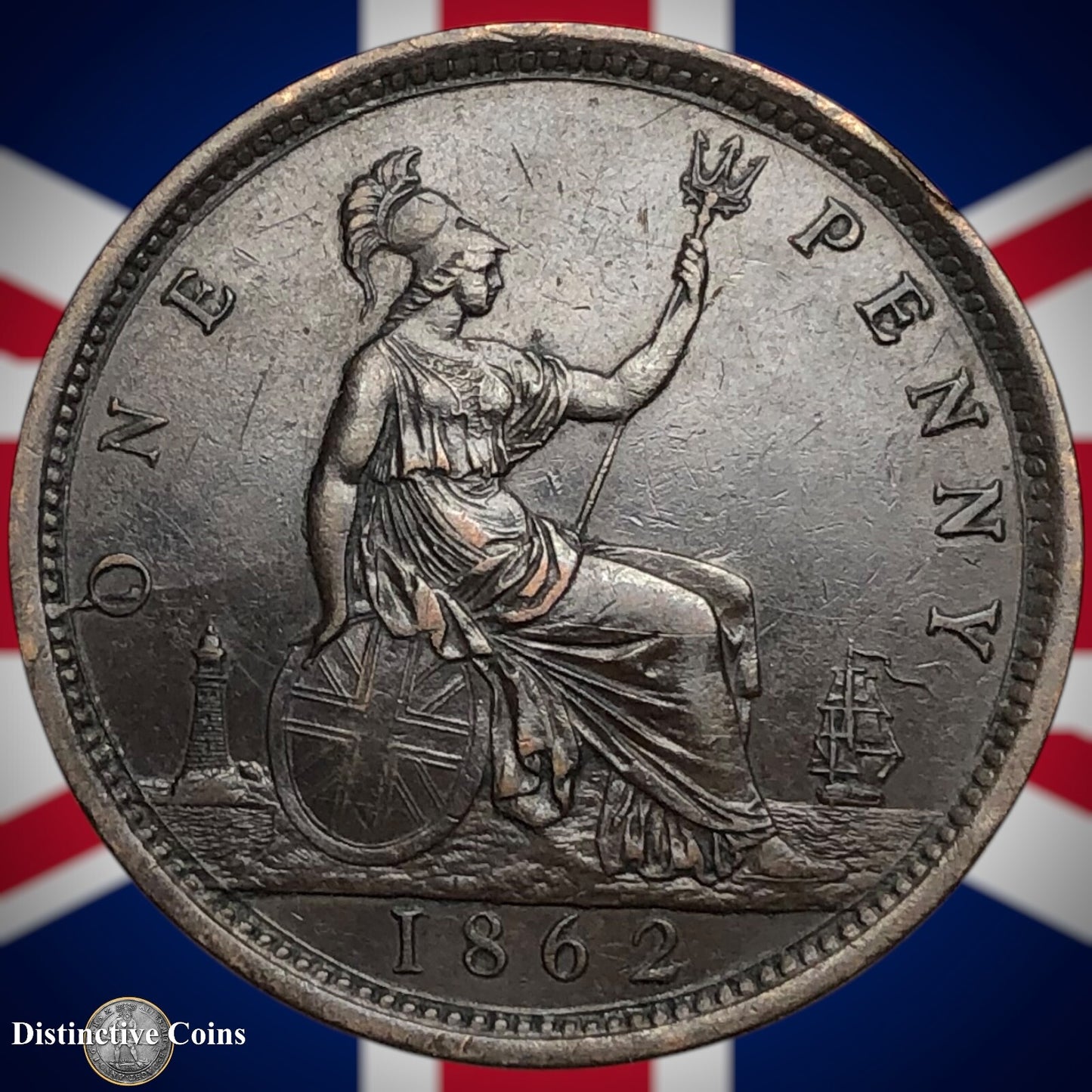 Great Britain 1862 Penny 1d GB6224