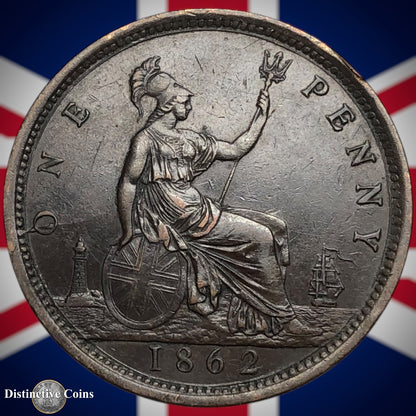Great Britain 1862 Penny 1d GB6224