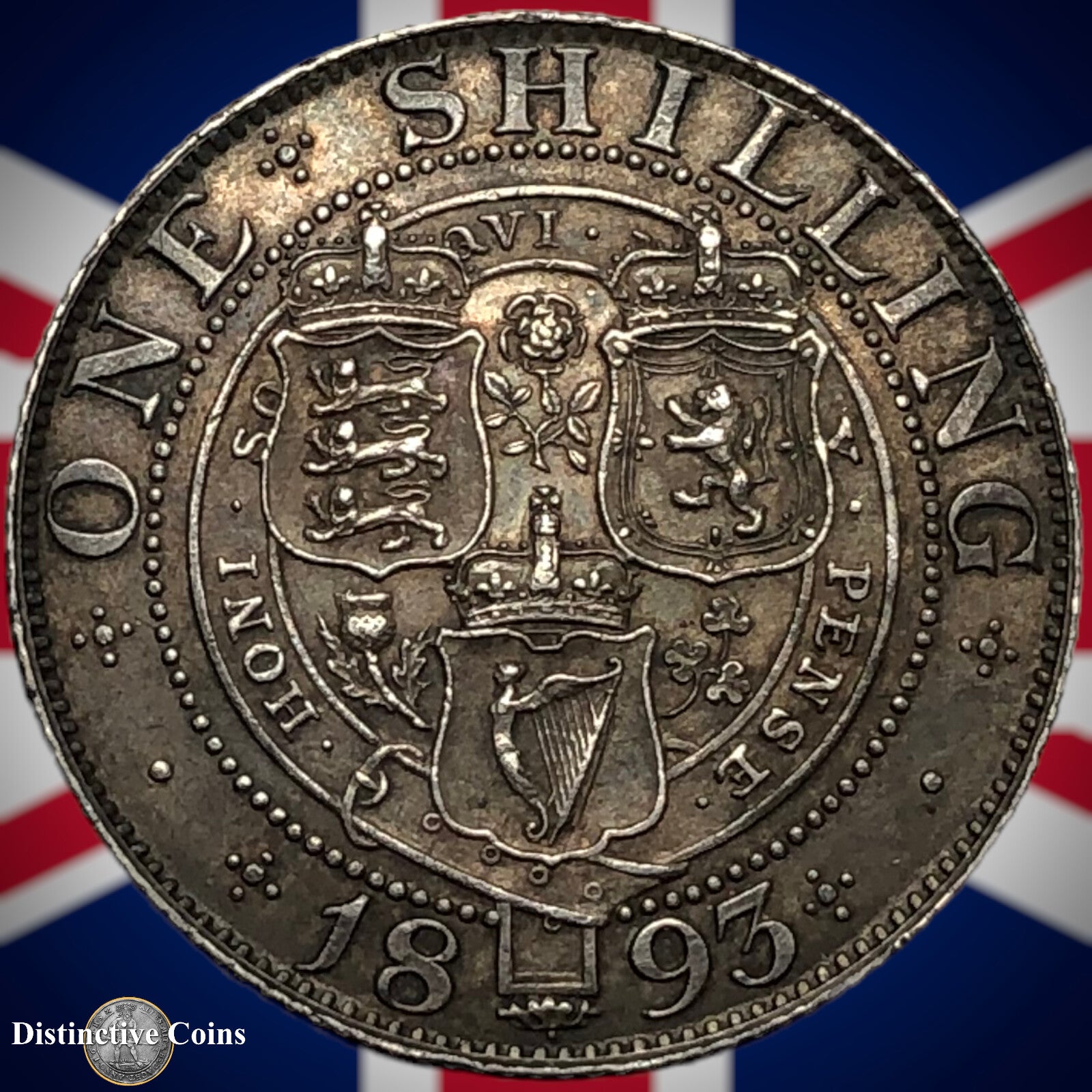 Great Britain 1893 British One Shilling GB0614