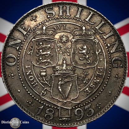 Great Britain 1893 British One Shilling GB0614