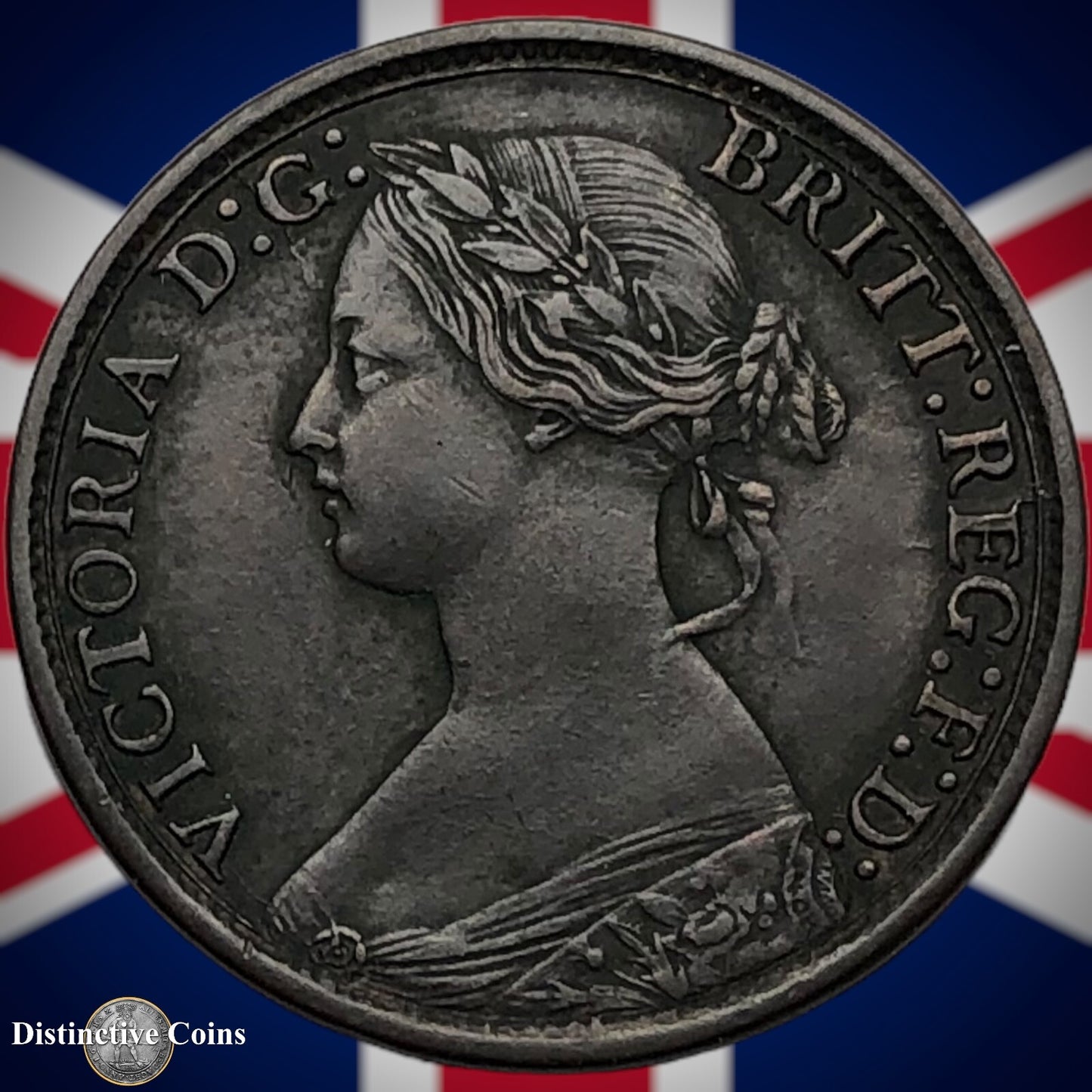 Great Britain 1866 Farthing 1/4d GB3571