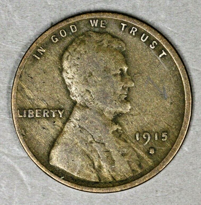 US 1915 S Lincoln Wheat Penny  A2986