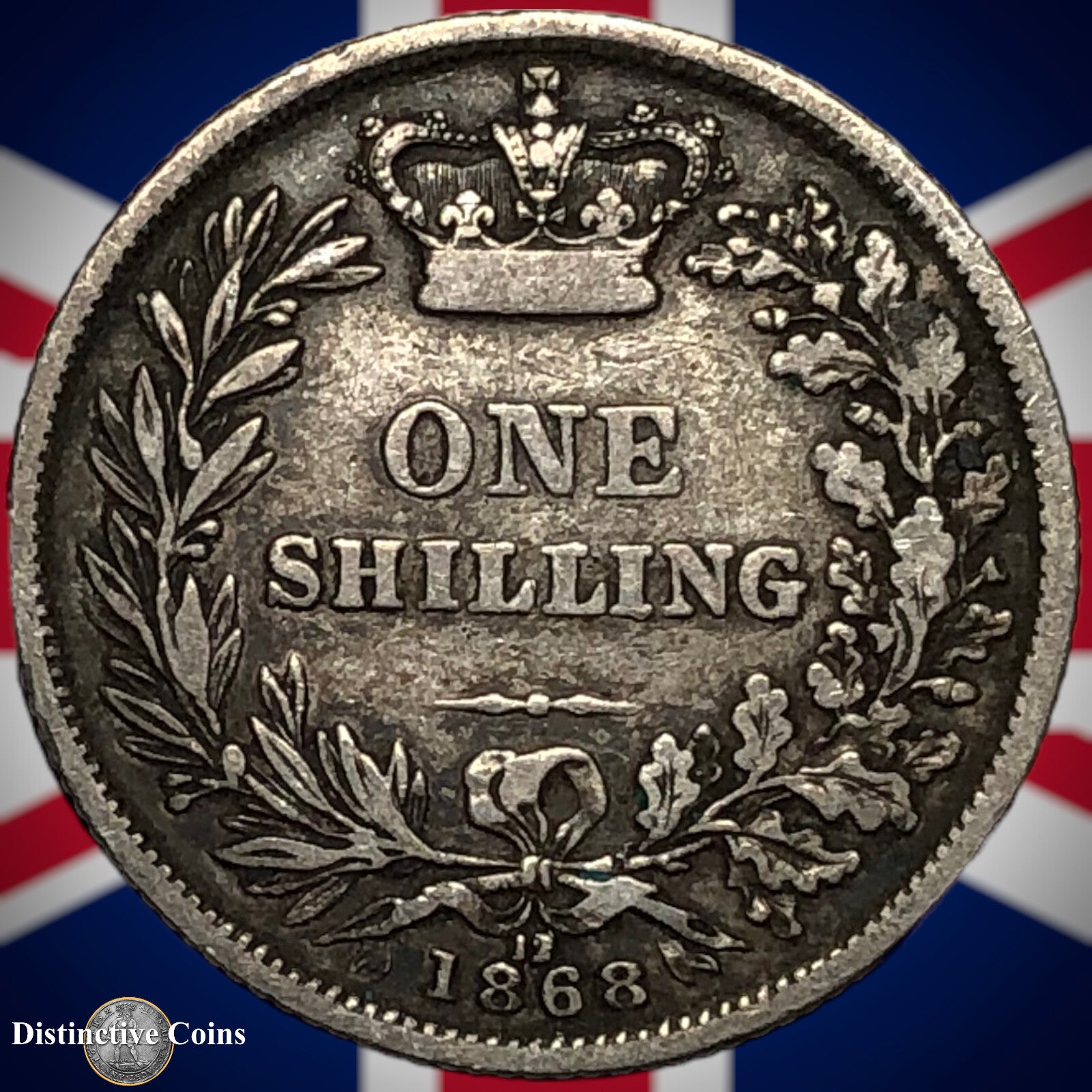 Great Britain 1868 British One Shilling GB0294