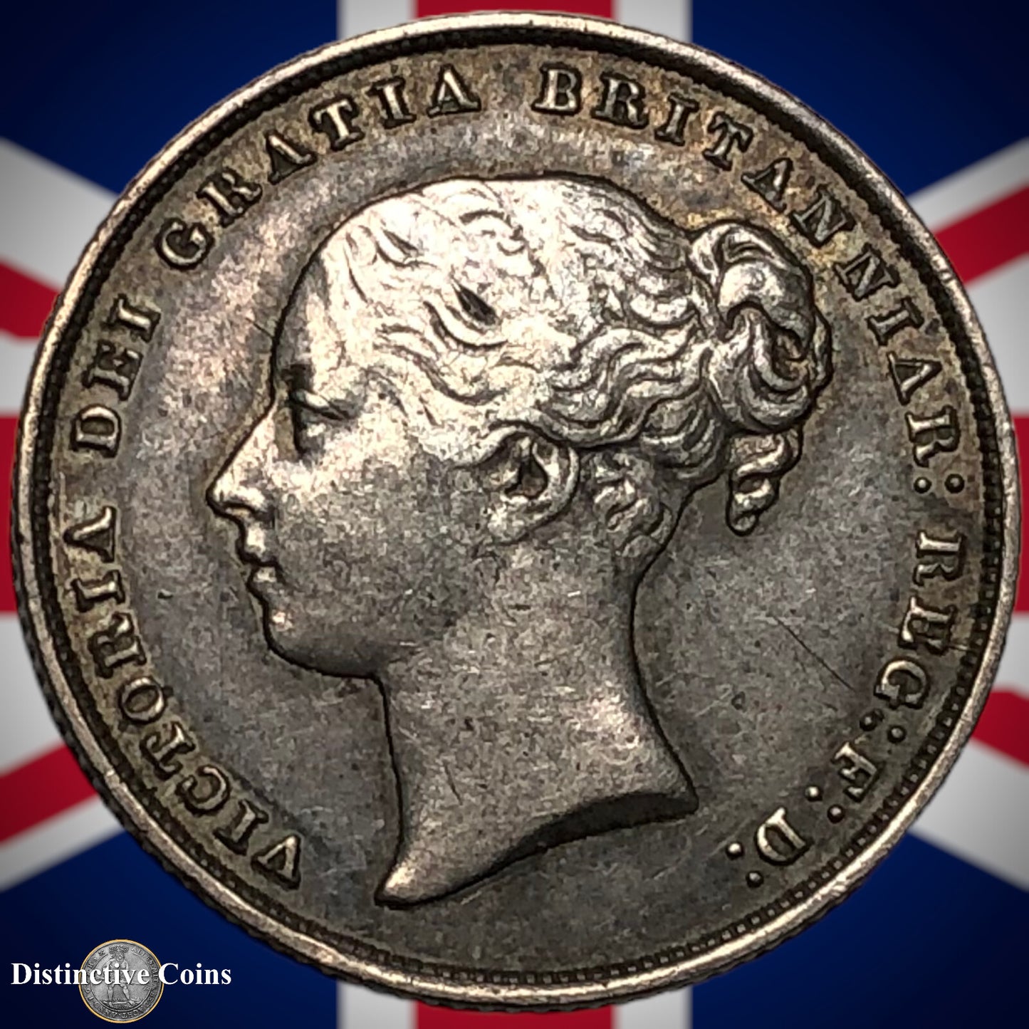 Great Britain 1856 British One Shilling GB0228