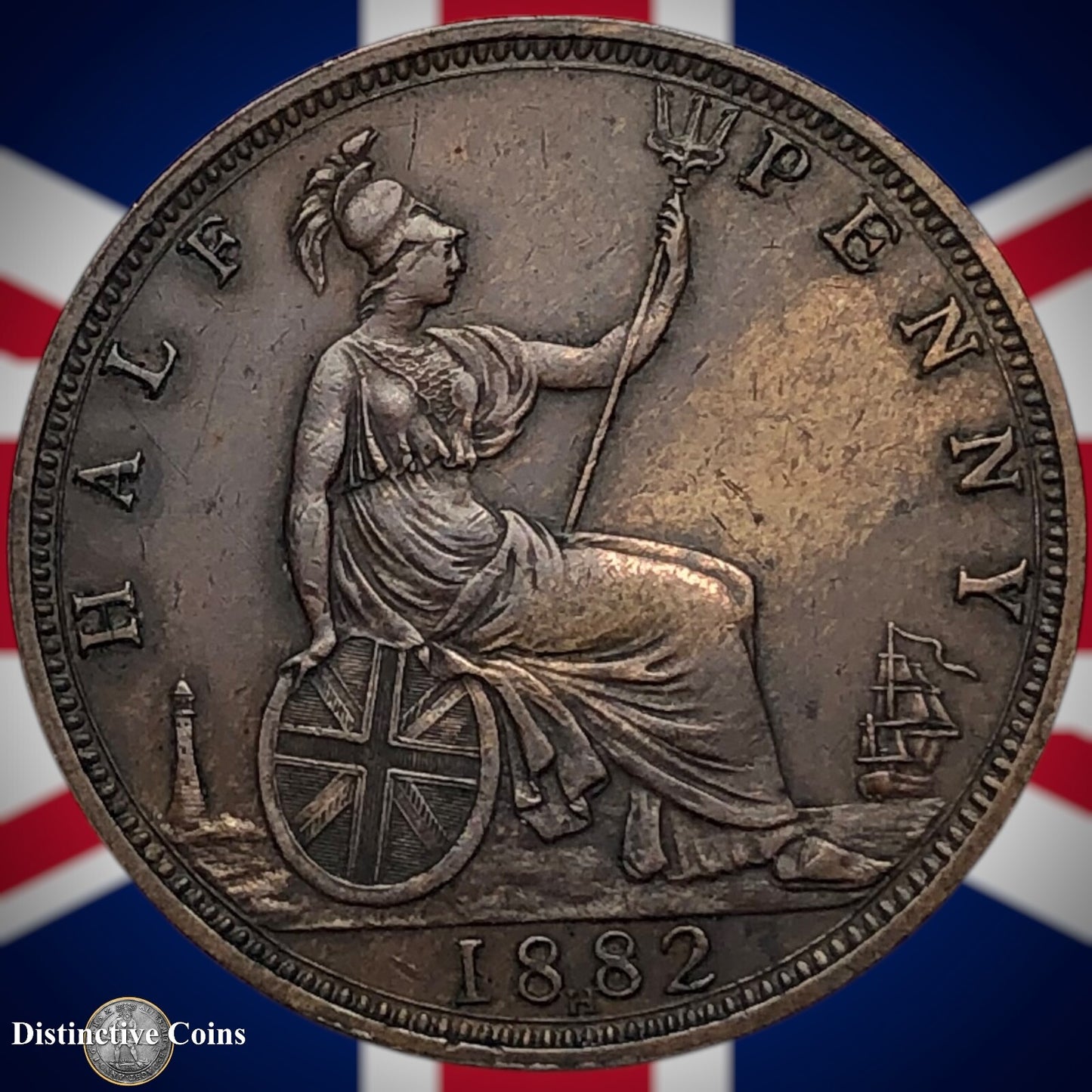 Great Britain 1882 H Half Penny 1/2d GB5559