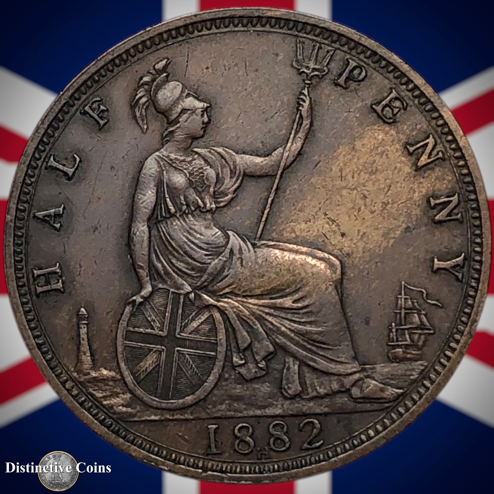 Great Britain 1882 H Half Penny 1/2d GB5559