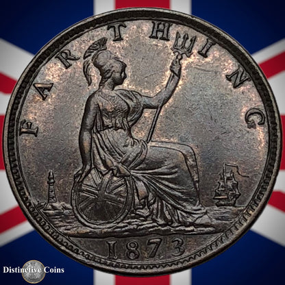 Great Britain 1873 Farthing 1/4d GB3708