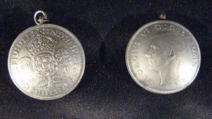 Great Britain World War II "Trench Jewelry" ? From Florins