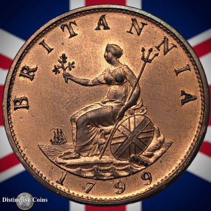 Great Britain 1799 Half Penny 1/2d GB5140
