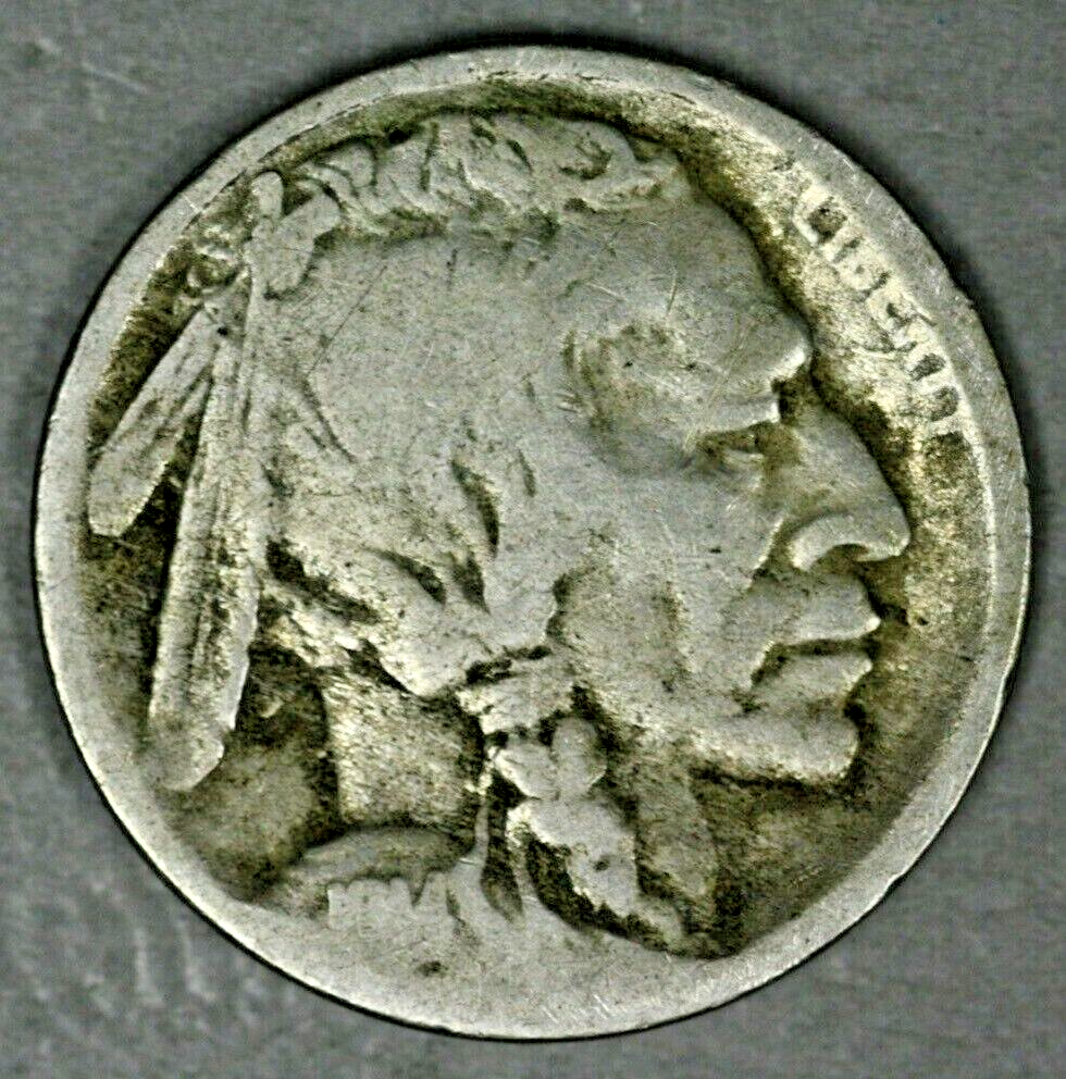 US 1914 D Buffalo Nickel Weak Date  A2922