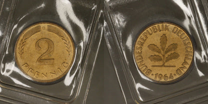 Germany 1964 G 8 Piece Proof Set only 600 Piece